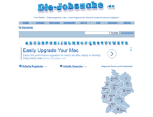 Tablet Screenshot of die-jobsuche.de